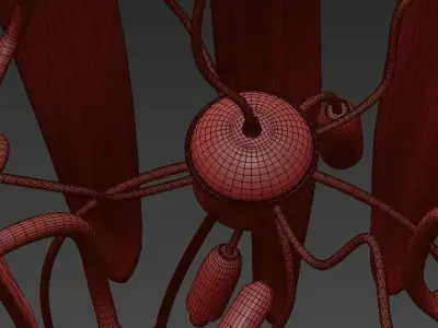 Straw Single Waterfall by Serip 3D model