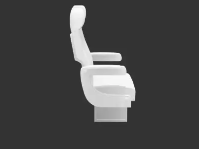 Vintage Airliner Passenger Seat for 3D print 3D print model