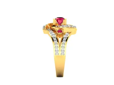 Women Ring 3D print model 100