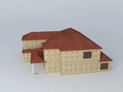 Beam House Free 3D model
