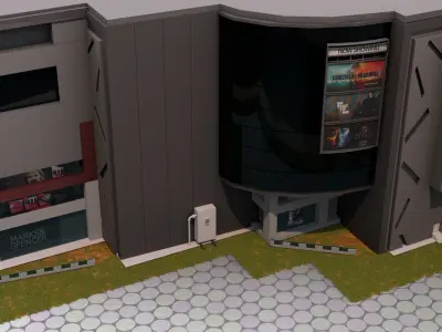 Shopping Mall 3D model