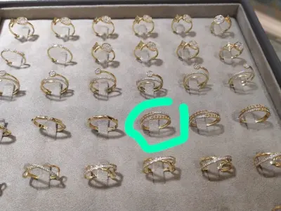 diamont ring 3D print model