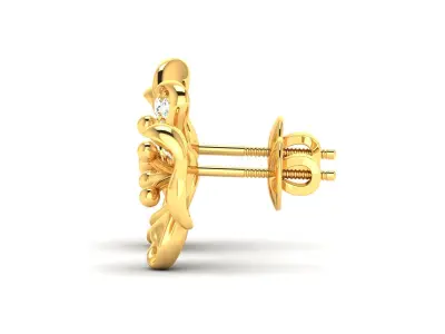 Diamond Earrings 3D print model