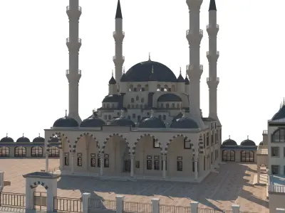 Kirikkale Nur Mosque 3D model