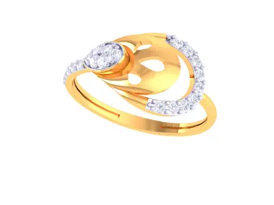  Women Ring MTL 3dm STL OBJ FBX Details 3D print model 33