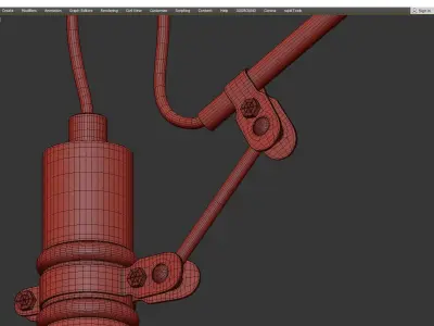 SKADE SCONCE Low-poly 3D model