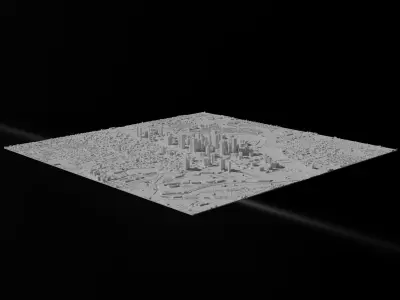 Calgary 3D Printing stl file 3D Model of Calgary 3D print model