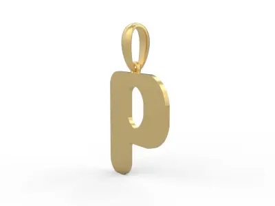 Initial Letters Pendant Sisyphus Light P 3D print model