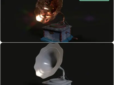 Retro collection 3D Model Pack