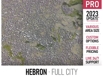 Hebron Low-poly 3D model