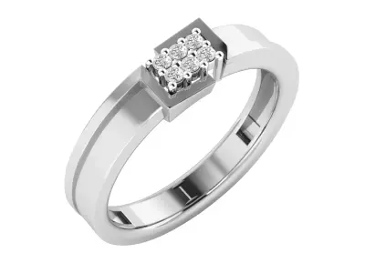 Women Ring Render 3dm STL MTL SLC JCD OBJ FBX Details 3D print model 42