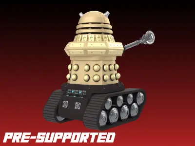 05 D-A-L-E-K - Berserker- 32mm Miniature -  3D print model