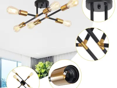 ceiling light 017 Free 3D model