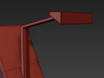 Fontaine Vertical 8 Light Chandelier 3D model