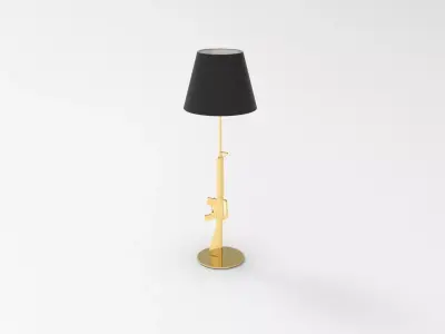 Lounge Gun Lamp 3D model