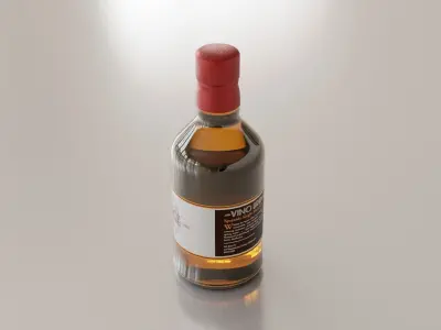 Whisky Scotch Bottle 01 3D model