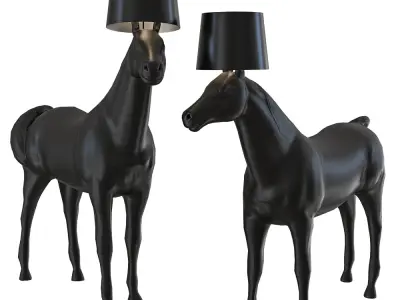 Horse Lamp 3D Model 3D model