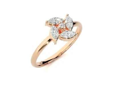 Women ring 3D print model 140