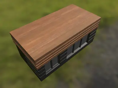 Small Shop Low-poly 3D model