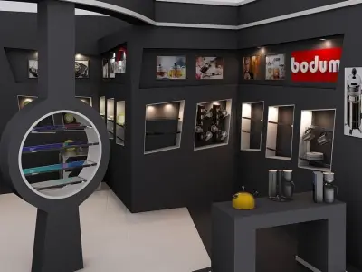 Exhibition Booth ideas  3D model