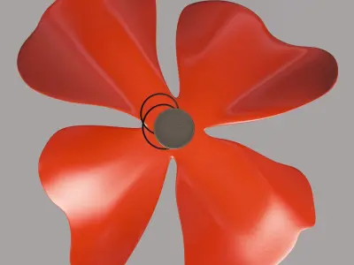 Papavero Raggiante 3D model