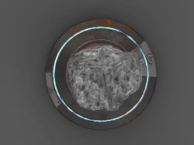 Antigravity Device Low-poly 3D model