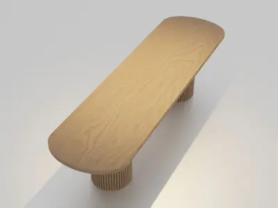 Long Table 3D model