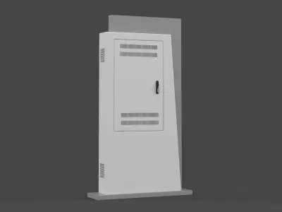 Electronic Kiosk 3D model