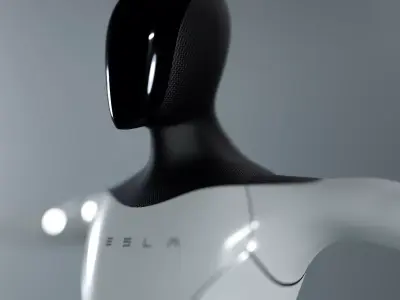 Tesla BOT Low-poly 3D model
