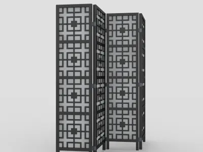 Room Divider 04 3D model
