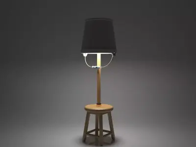Bucket Lamp 3D model