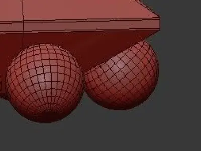Untitled lamp with balls hanging from it 3D model purchase