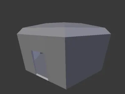 Base Room Free low-poly 3D model