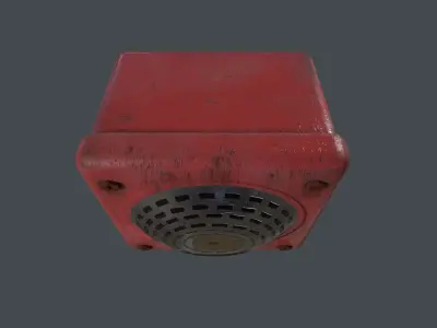 Intercom Speaker 3D Model Low-poly 3D model