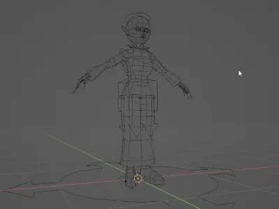 Alien Woman 3D model