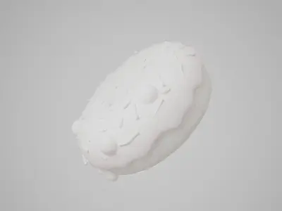 Chocolate Donut  3D model