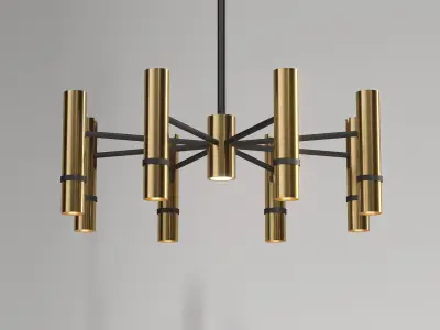 Lampatron React 9 lamps 3D model