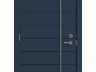 Door Collection-002 Blue 3D model