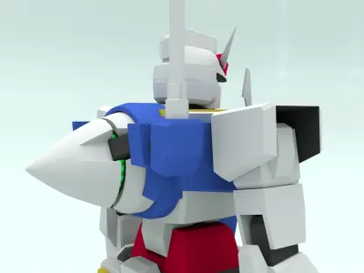 GN-000 O Gundam Typ-ACD 3D model