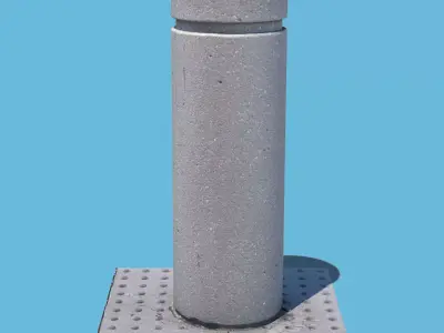 Concrete Bollard-3D Scan 3D model