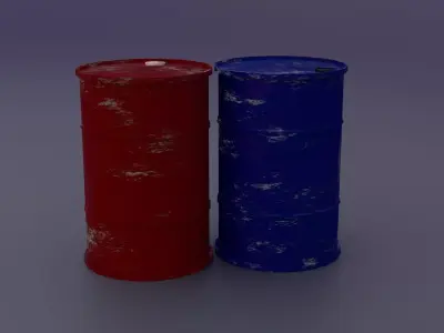 Industrial Warehouse Props - Storage Asset Pack Low-poly 3D model