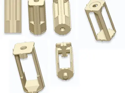 GOTHIC ELEMENTS 1 3D print model