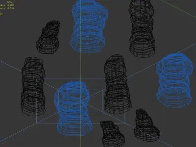 Desert - Mountain - Wind Stone 05 3D model