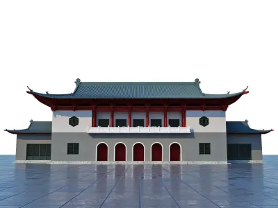 Japanese Temple 3D model