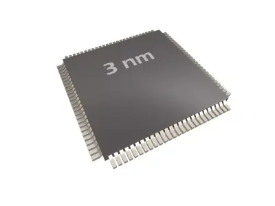 Chip v1 022 Low-poly 3D model