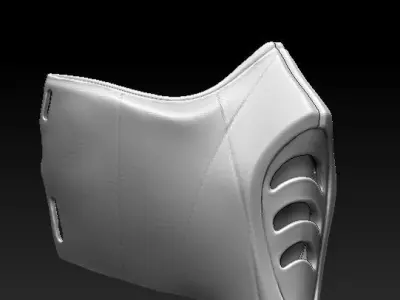 surgical mask scifi 3D print model