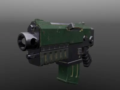 Boltgun Darktide Warhammer 40k  3D print model