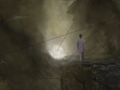 Parallel Worlds Low-poly 3D model