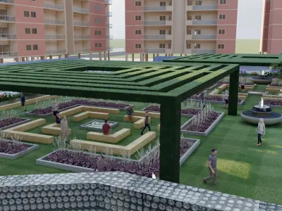 Housing Project Architectural Design 3D model