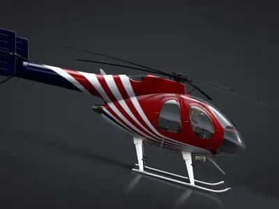 MD-520N NOTAR 3D model